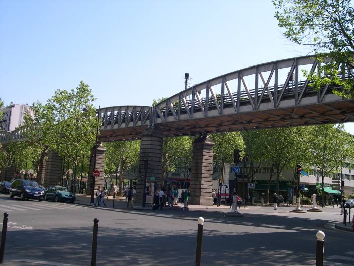  viaduc de la ligne 6 du métro